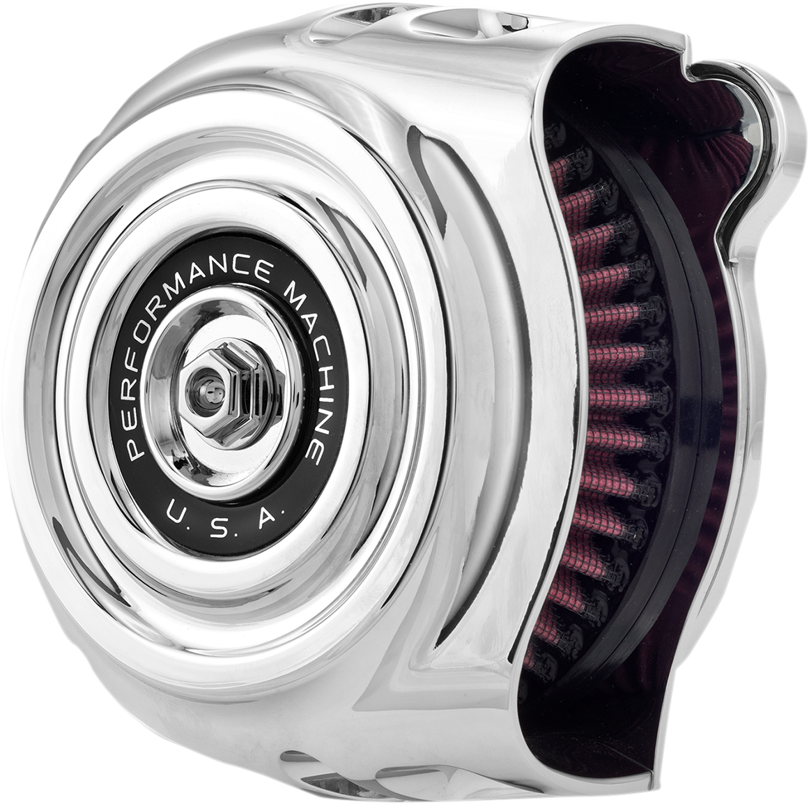 Performance Machine Chrome Air Cleaner Kit 1999-2017 Harley Dyna Touring Softail