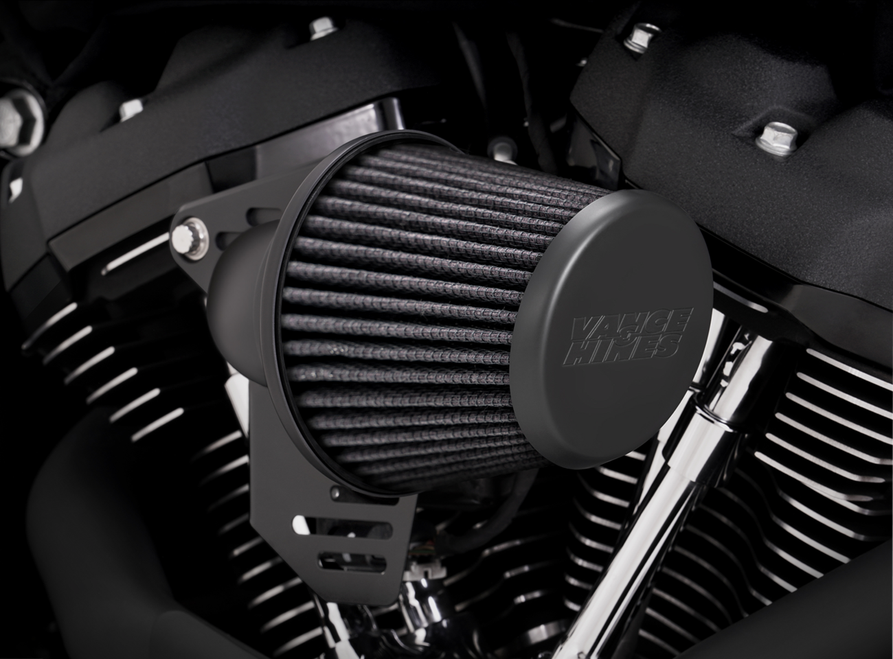 Vance & Hines VO2 Falcon Black Air Intake for 2008-2017 Harley Touring Softail