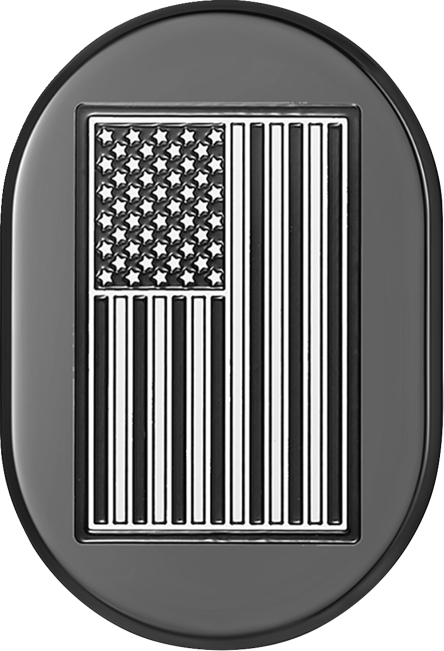 Figurati Contrast Cut American Flag Left Antenna Insert 2009-2023 Harley Touring