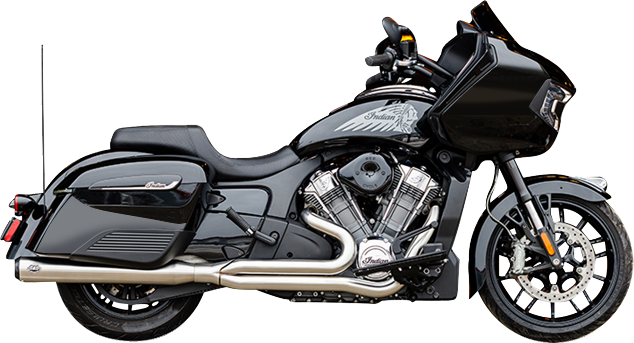 S&S Qualifier 2-1 Exhaust System fits 2020-2025 Indian Challenger Chieftain