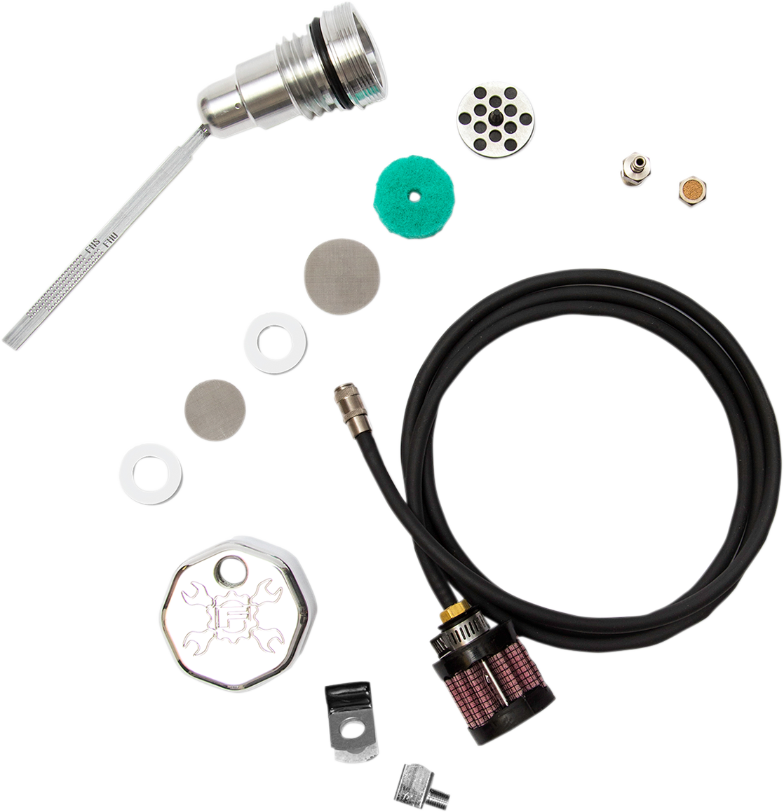 Feuling Polished Vented Oil Dipstick fits 2006-2017 Harley Dyna Twin Cam