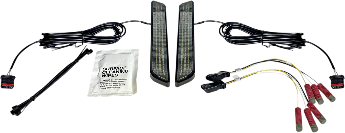 Custom Dynamics LED Front Fork Reflector Lights 2014-2025 Harley Touring FLHR
