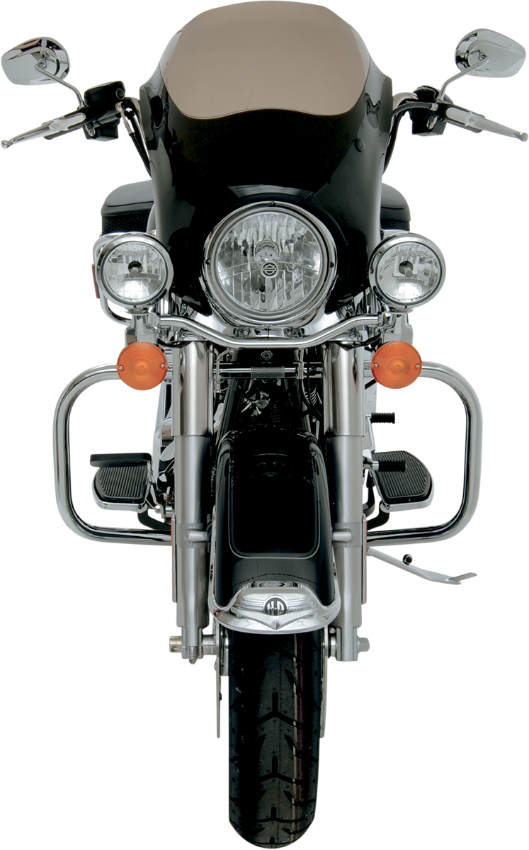 Memphis Shades Bullet Fairing & Polished Mount Kit for 1995-23 Harley Road King