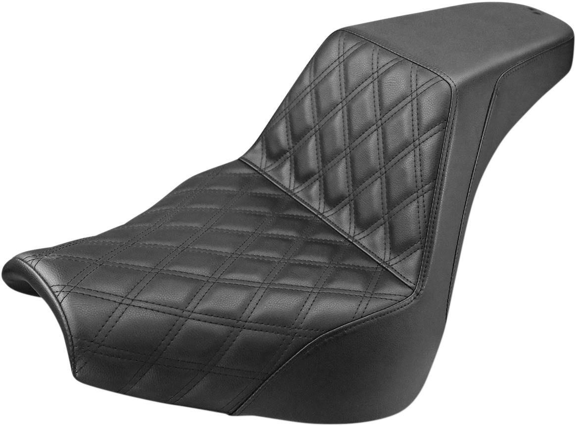 Saddlemen Step-Up Lattice Stitch Seat fits 2018-2021 Harley Breakout 114 FXBRS
