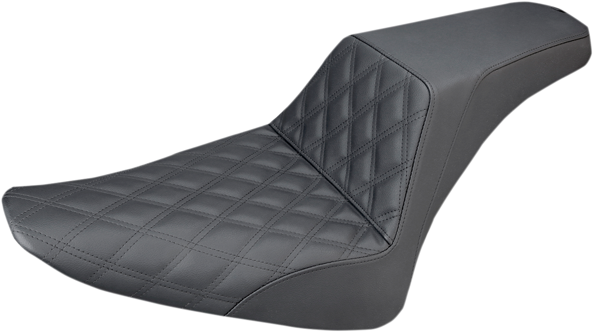 Saddlemen Step Up Lattice Gel Seat for 2011-2017 Harley Softail Slim Blackline