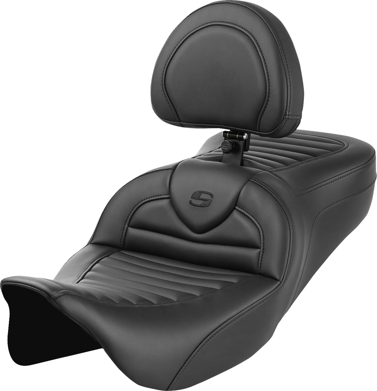 Saddlemen Roadsofa Tuck n Roll Gel Seat & Backrest for 2008-2025 Harley Touring