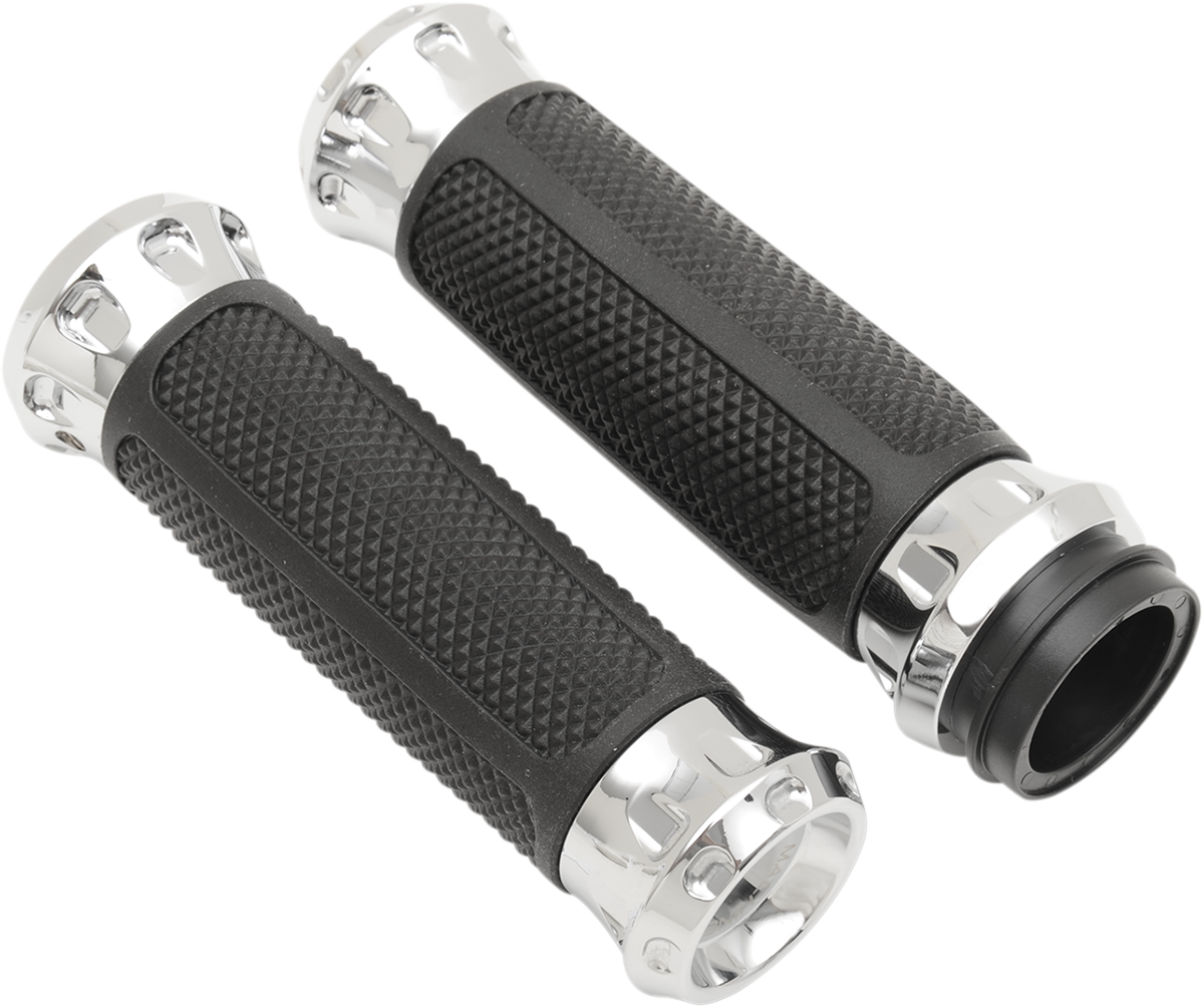 Performance Machine TBW 1" Hand Grips for 2008-2024 Harley Touring Softail