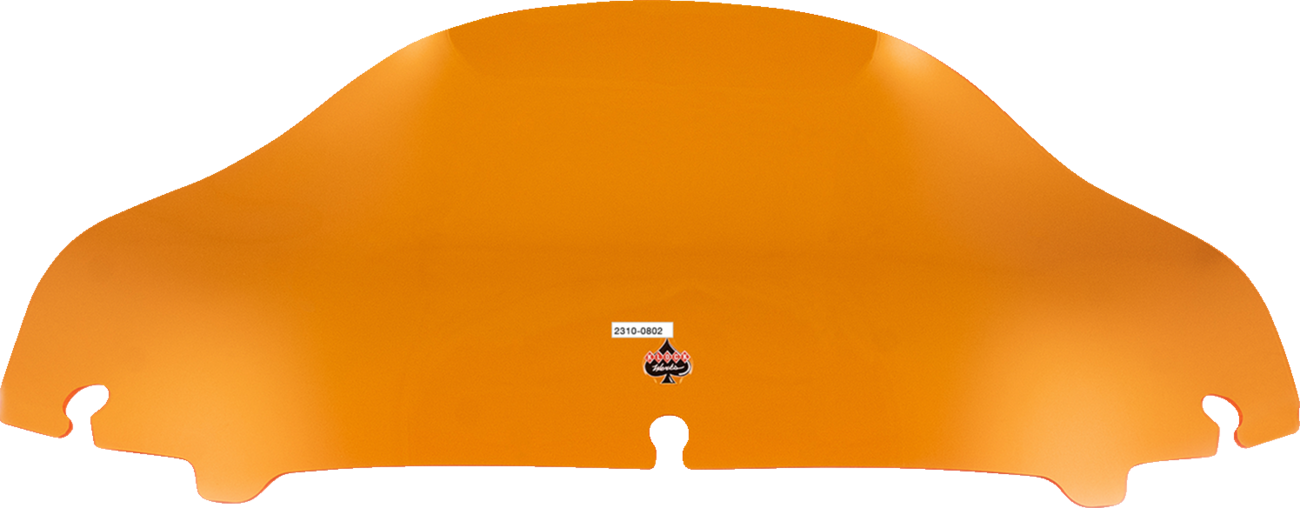 Klock Werks Kolor Flare 6.5" Orange Windshield fits 2014-2023 Harley Touring FLH