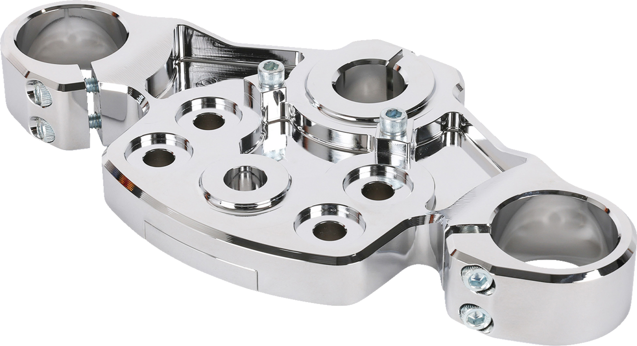 Thrashin Supply Chrome Top Triple Tree for 2024 Harley Road Glide TSC-2921-3