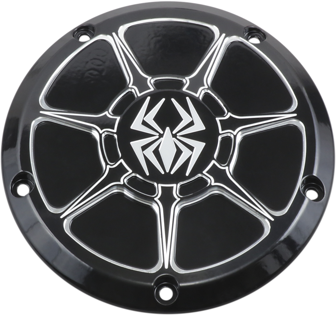 Rekluse Gloss Black 5 Hole Derby Cover for 2016-2021 Harley Touring FLHX FLTRU