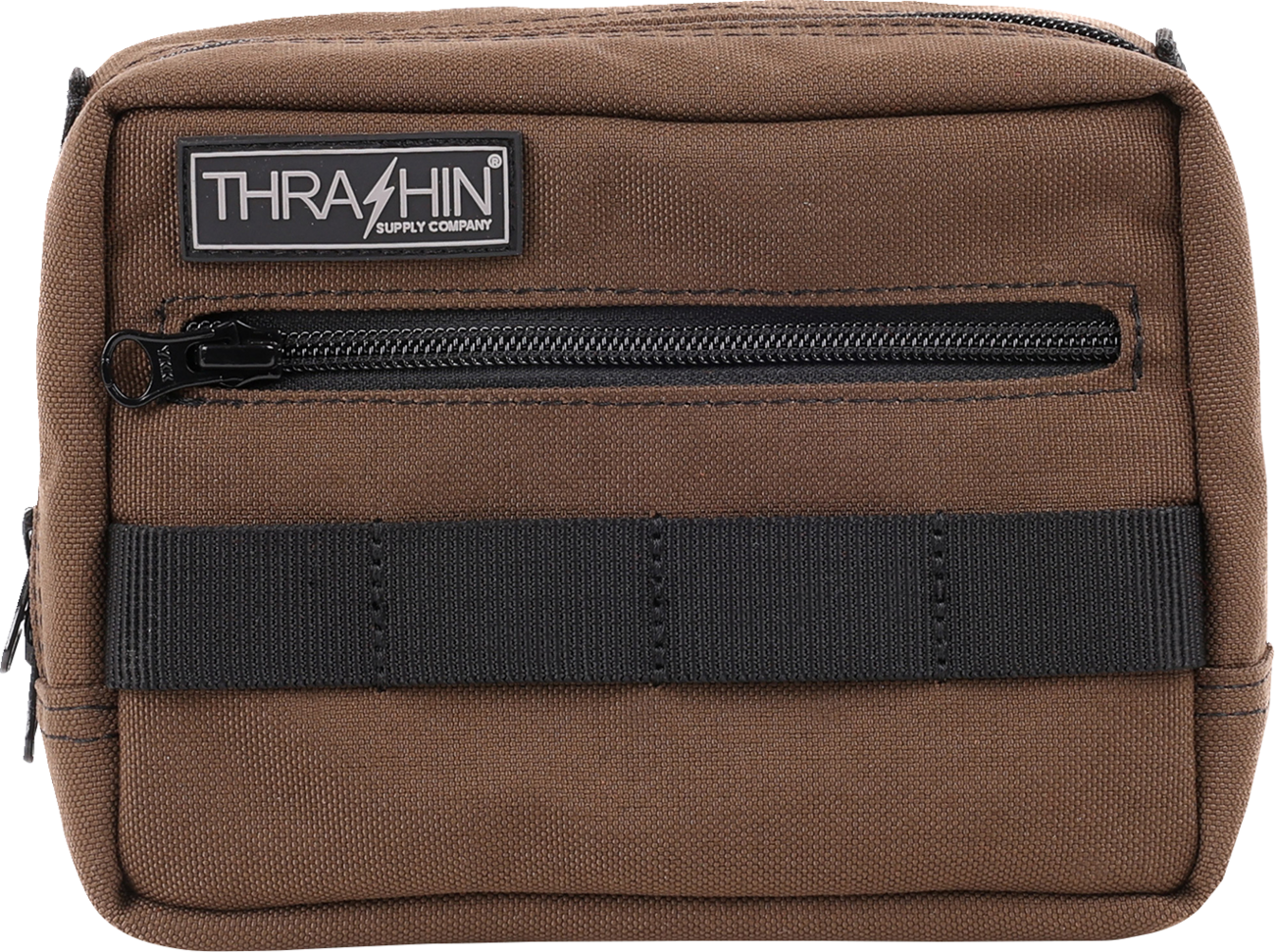 Thrashin Supply Brown Motorcycle Handlebar Storage Bag Harley Davidson THB-0006