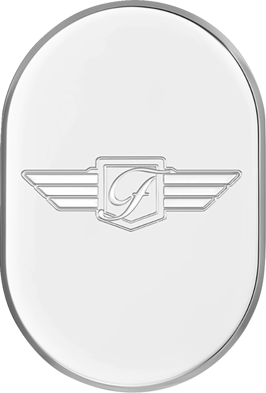Figurati Logo Right Side Antenna Hole Insert 2009-2023 Harley Touring FLHX FLTR