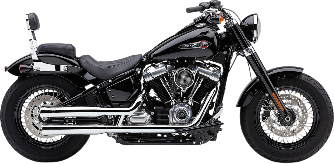 Cobra Chrome Neighbor Hater Slip On Mufflers 2018-2022 Harley Softail FXBR FLFB