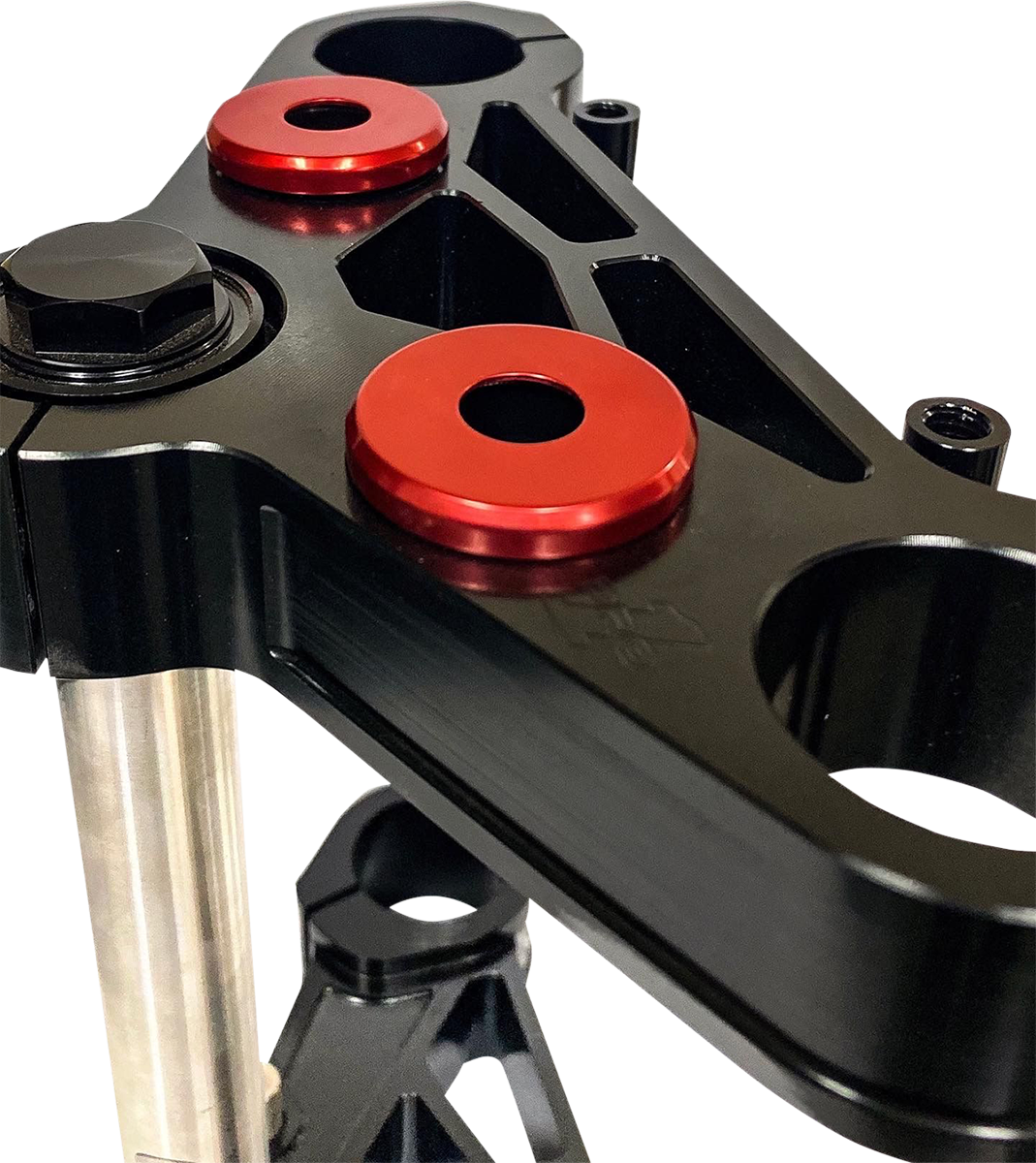 Pro One Red Handlebar Riser Bushing Kit 1973-2017 Harley Dyna Softail Touring