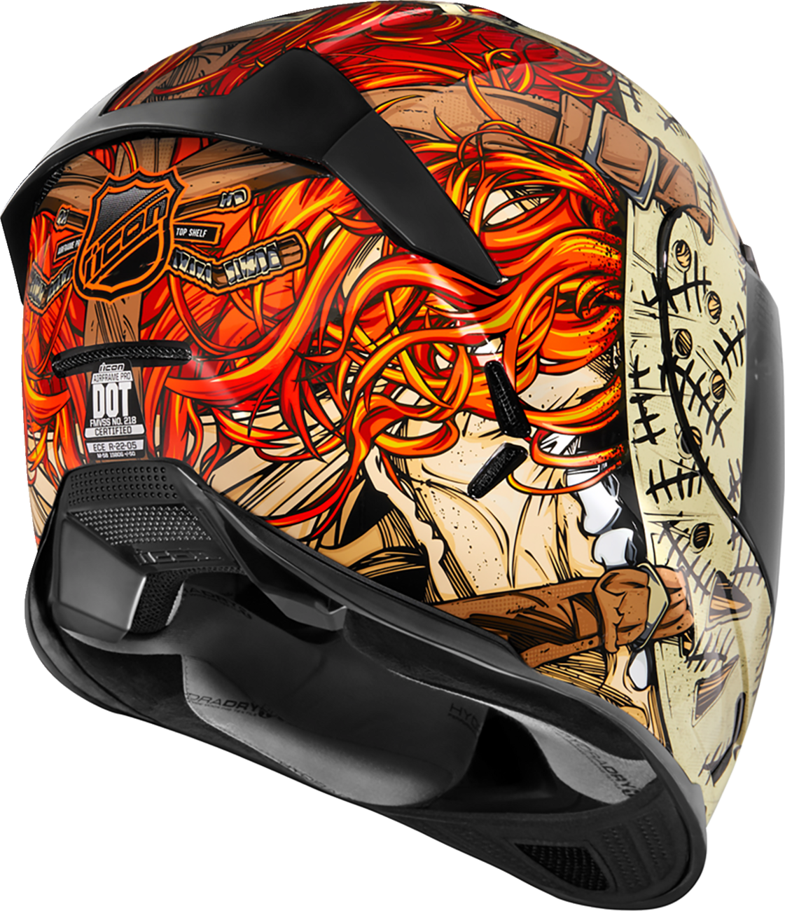 Icon Airframe Pro Topshelf Unisex Adult Motorcycle Street Race Full Face Helmet