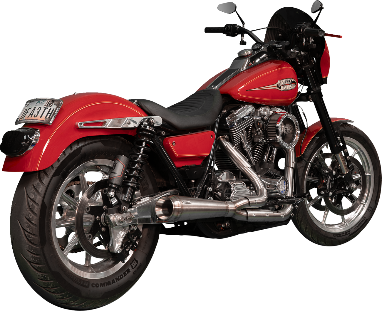 Trask Assault 2:1 Exhaust System for 1984-2000 Harley Davidson FXR Low Rider