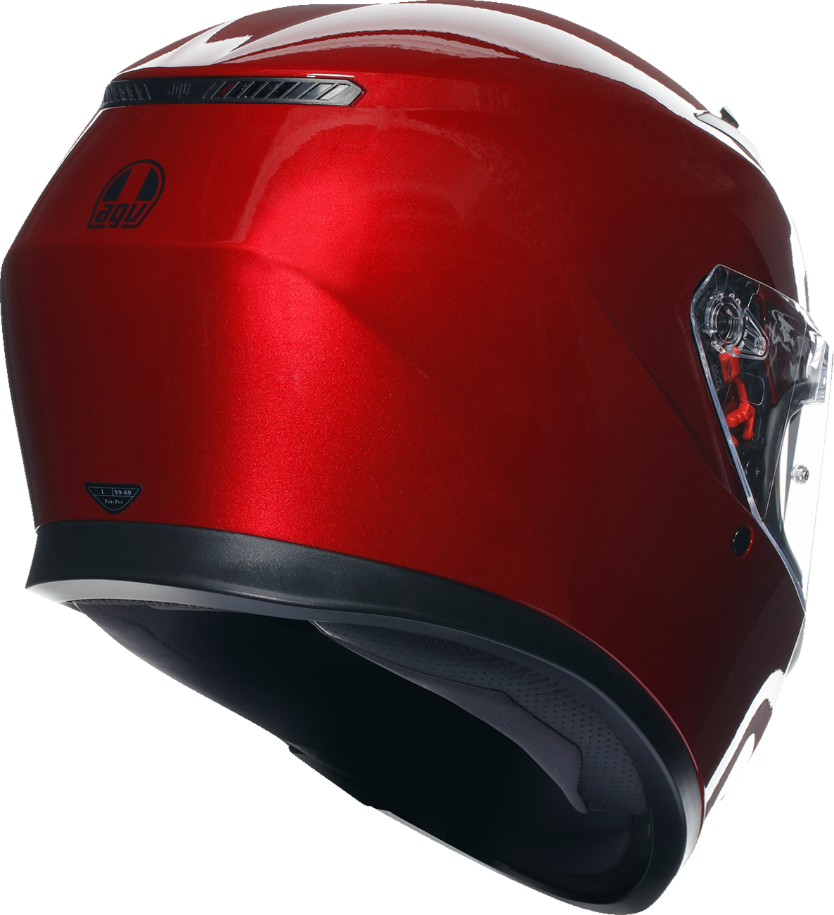 AGV K3 Mono Competizione Red Unisex Adult Motorcycle Street Full Face Helmet
