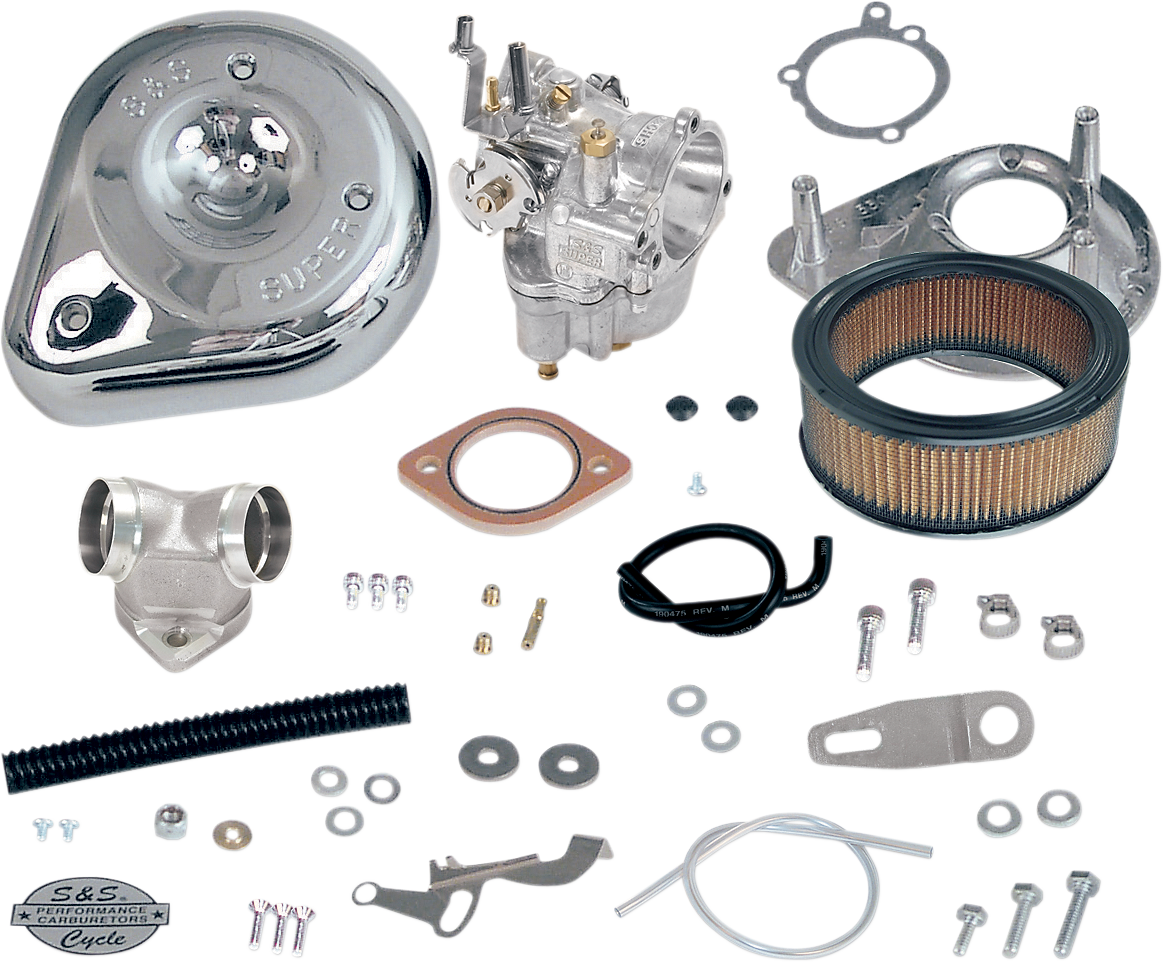S&S Super E Carb Intake Manifold Kit 04-06 Harley Davidson Sportster XL 883 1200