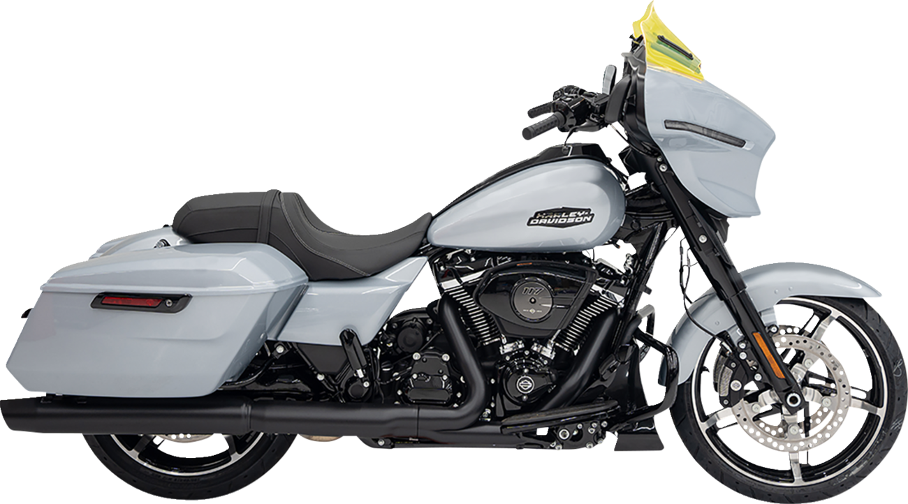Klock Werks Kolor Flare 8" Yellow Ice Windshield for 2023-25 Harley Street Glide