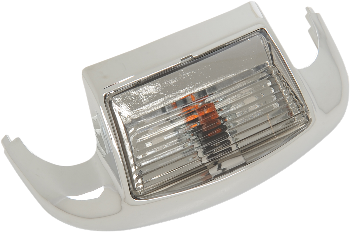 Drag Specialties Smoke Lens Front Fender Tip Light 1980-1995 Harley Touring FLHR