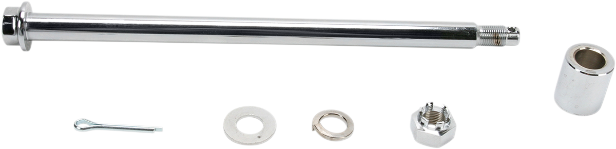 Drag Specialties Chrome 3/4" Rear Axle Kit 1986-1999 Harley Softail FLST FXST