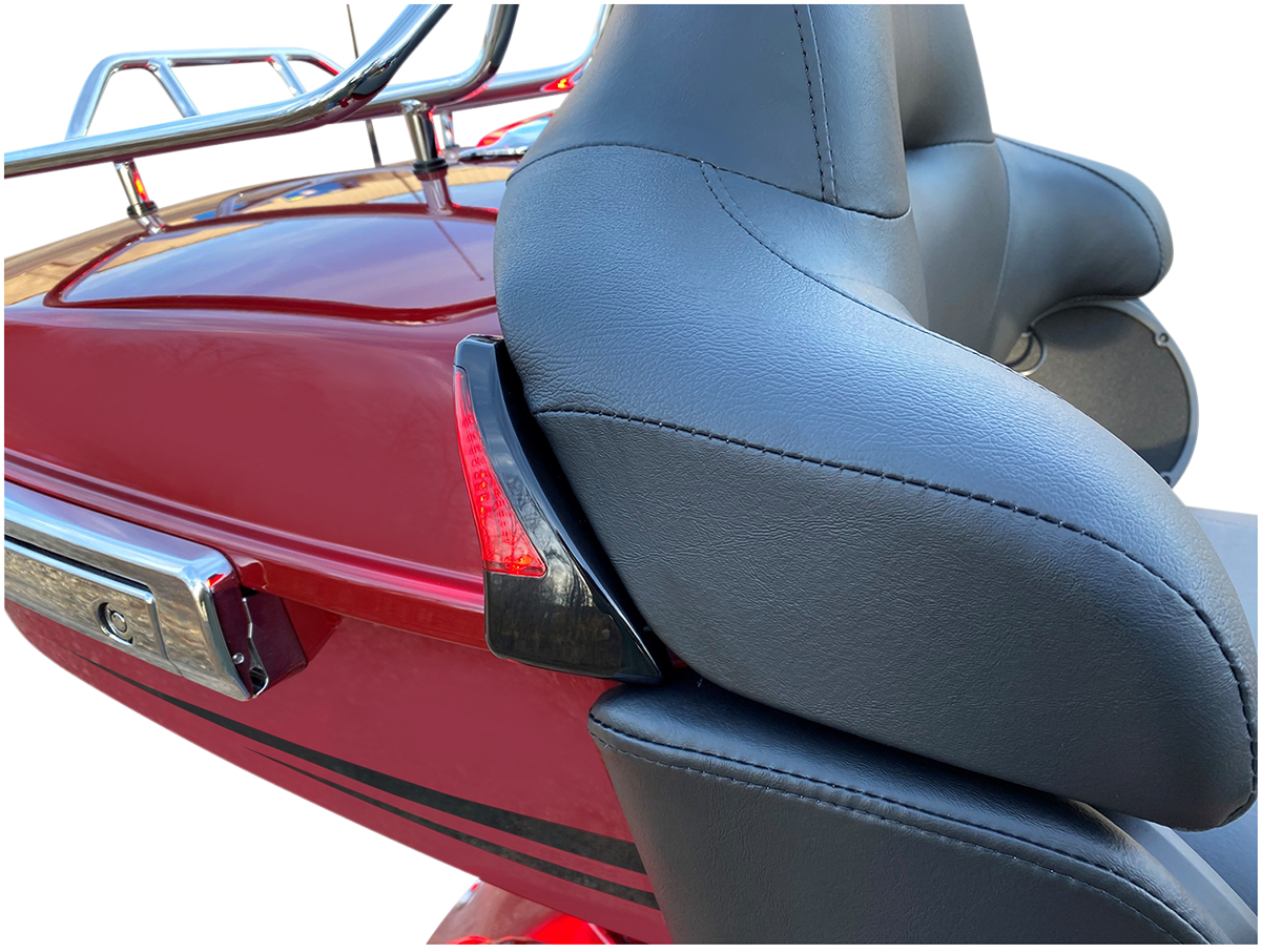 Custom Dynamics Backrest Red LED Lights 2014-2024 Harley Touring FLHTK FLTRU