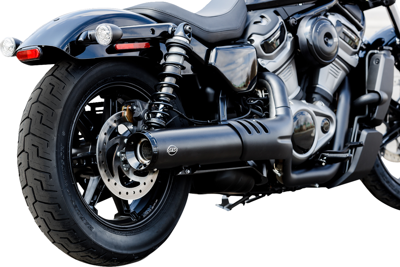 S&S 4-1/2" Grand National Slip-On Muffler for 2022-2023 Harley Nightster RH975