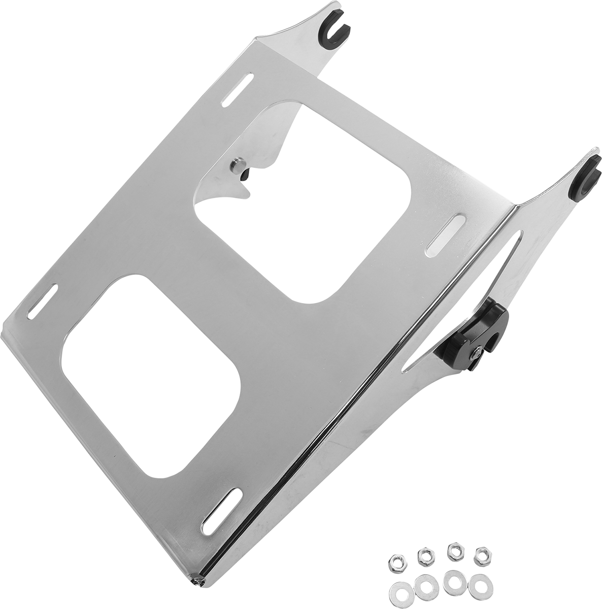Drag Specialties Quick Detach Chrome Tour Pack Mount for 2014-24 Harley Touring