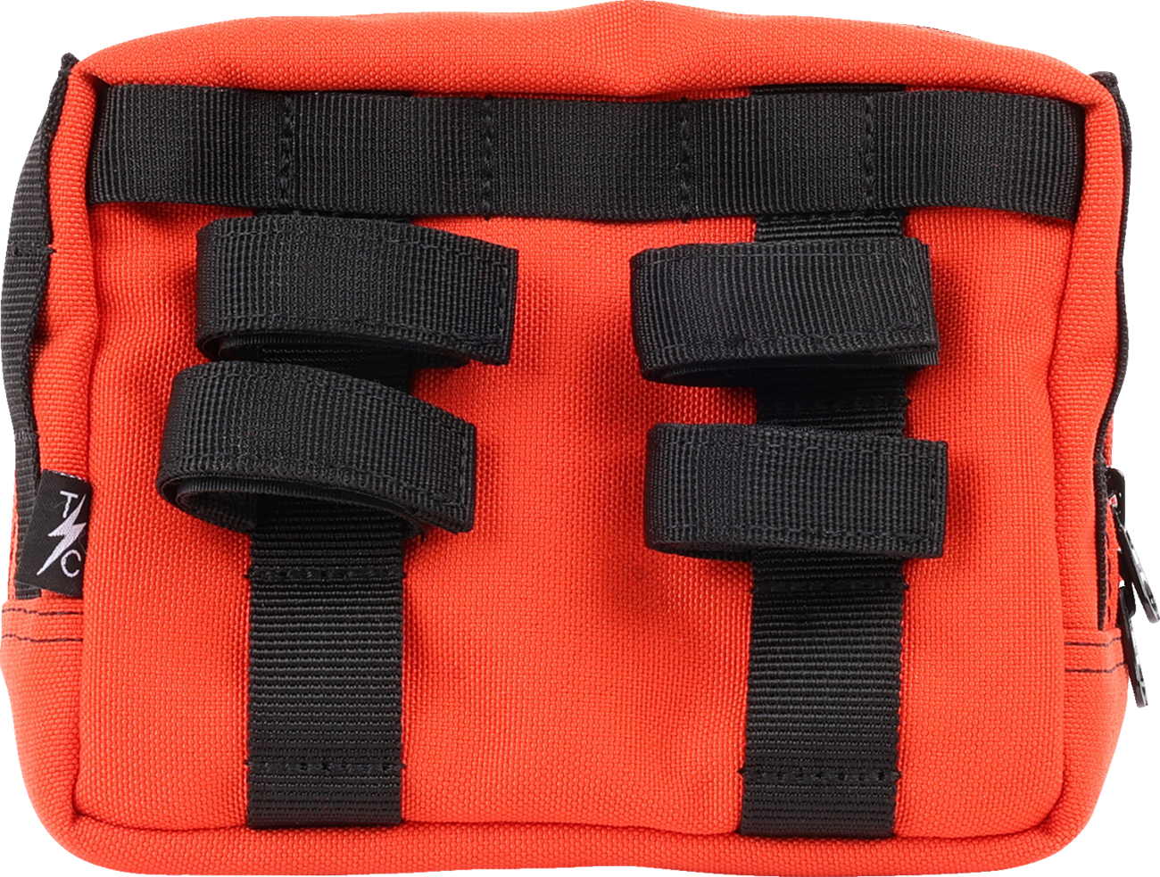 Thrashin Supply Orange Motorcycle Handlebar Storage Bag Harley Davidson THB-0025