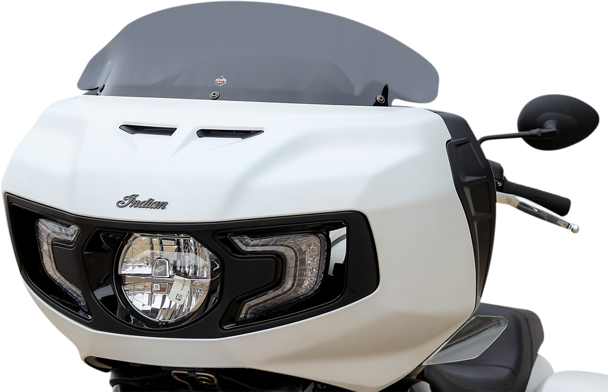 Klock Werks 8" Flare Dark Smoke Fairing Windshield for 2020-23 Indian Challenger