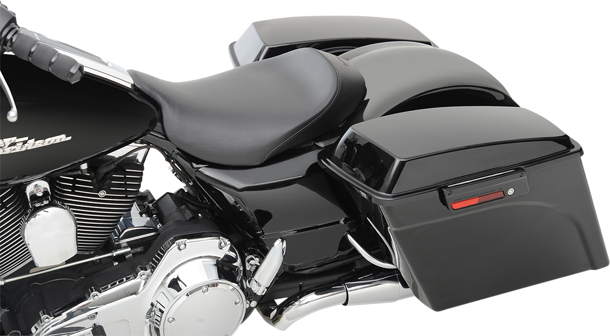Saddlemen S3 Super Slammed Solo Seat for 2008-2024 Harley Touring FLTR FLHT FLHX