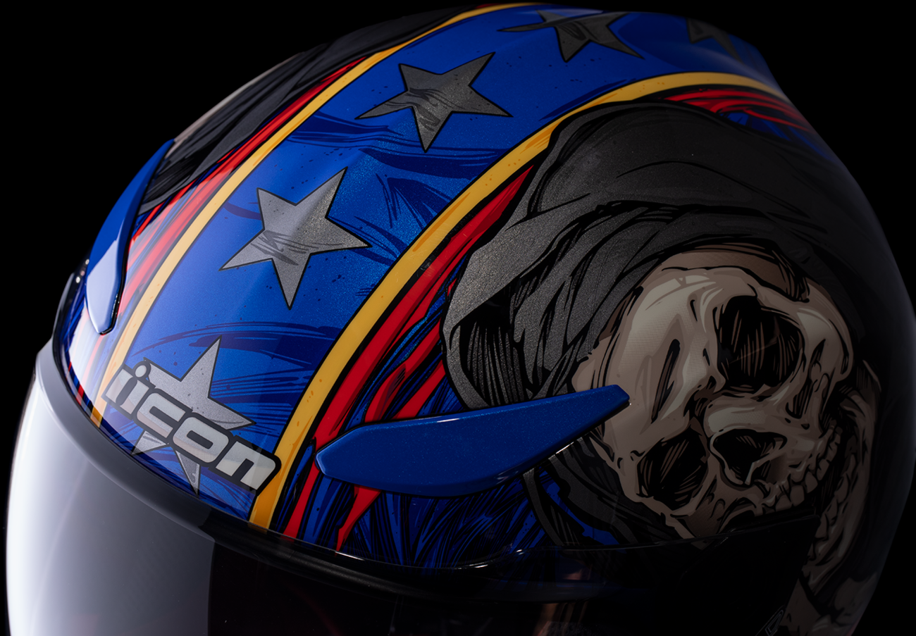 Icon Domain Revere Glory Unisex Adult Motorcycle Street Race Full Face Helmet