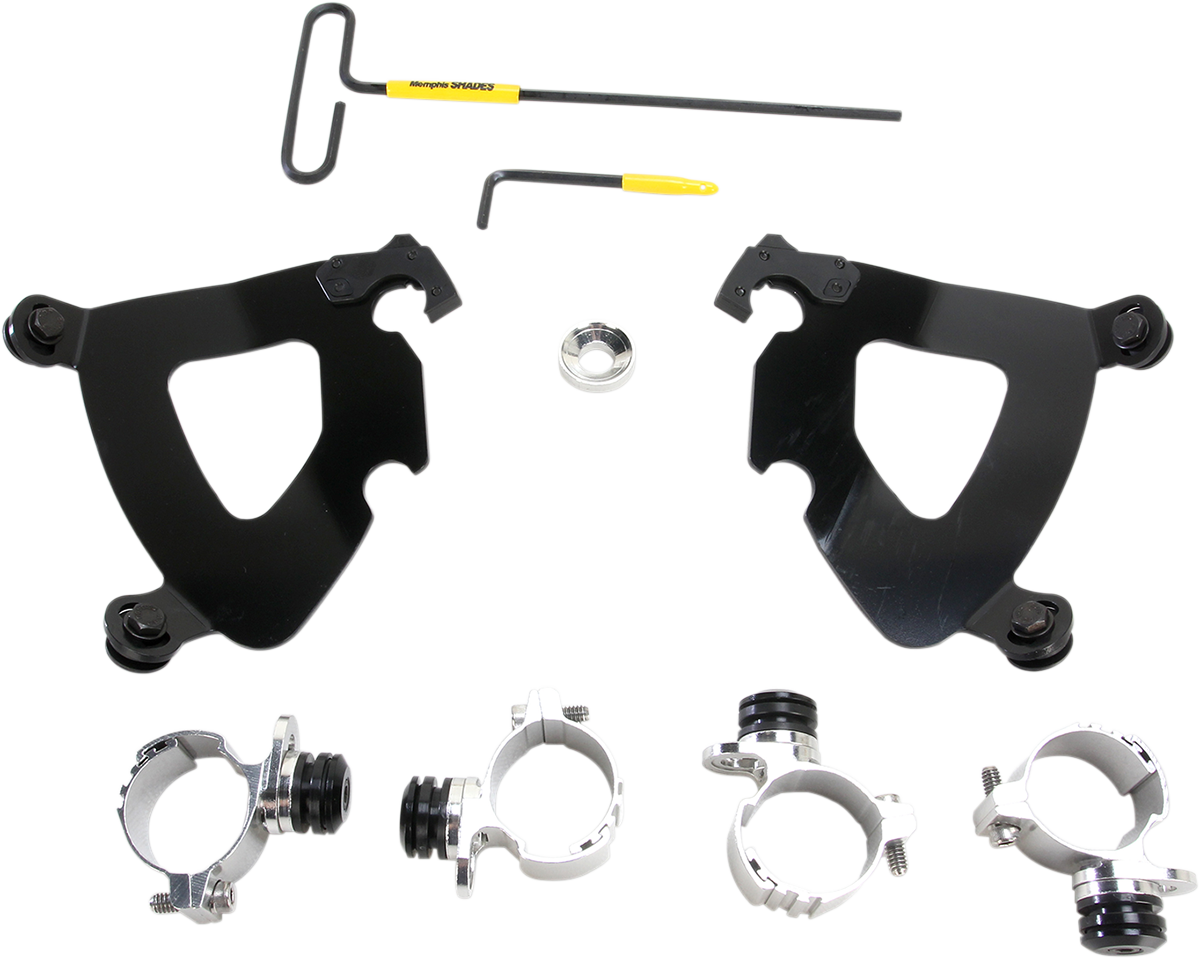 Memphis Shades Gauntlet Fairing & Black Mount kit 2011-2019 Harley Sportster
