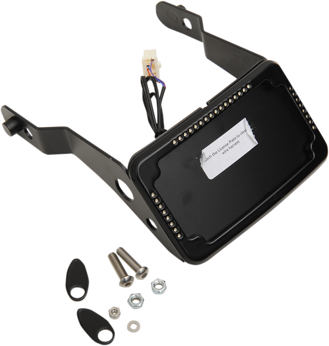 Cycle Visions Black LED License Plate Frame 2018-2024 Harley Softail FXBB FLSL