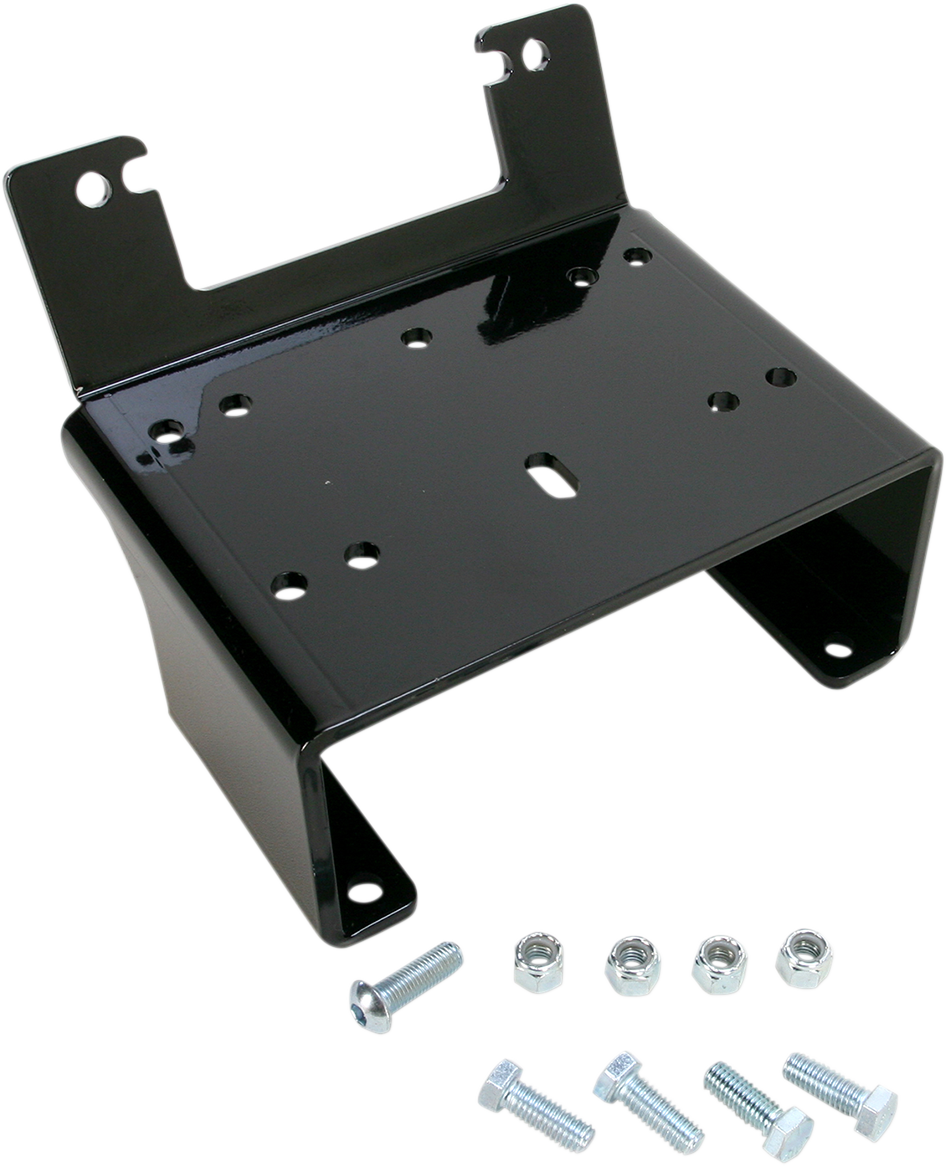 Moose Utility Black UTV Front Winch Mounting Kit for 2012-21 Kawasaki KRF Teryx