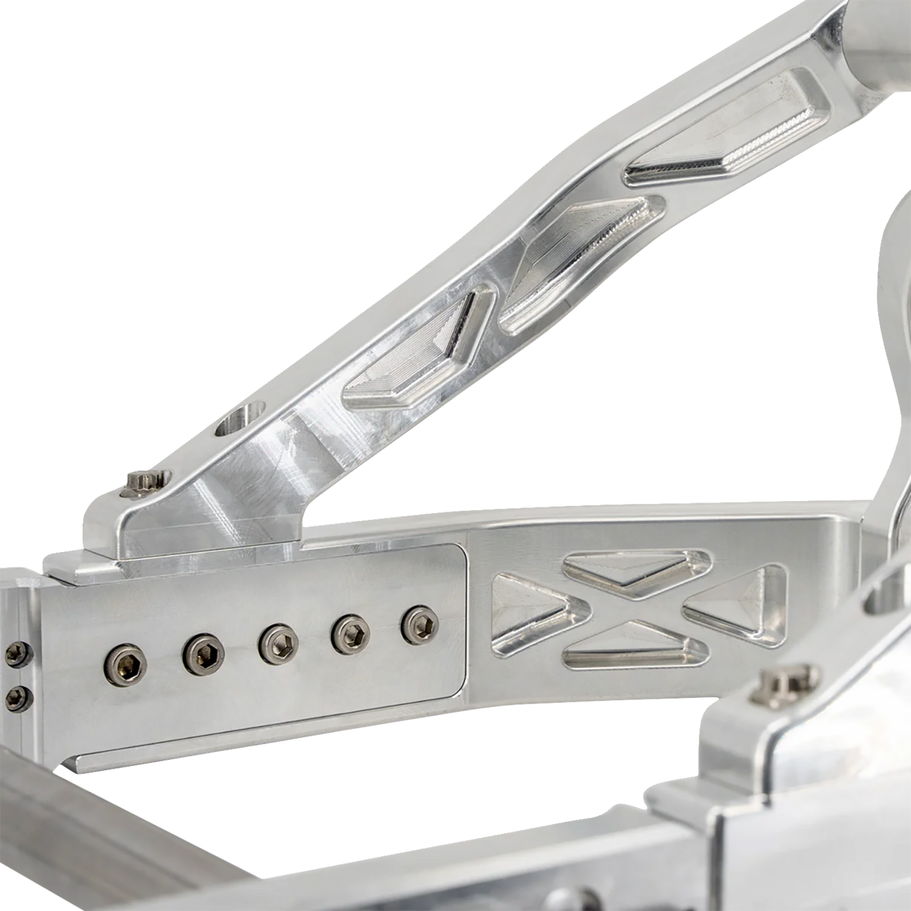 Trask Assault Raw Billet Aluminum Rear Swingarm fits 2018-2024 Harley Softail