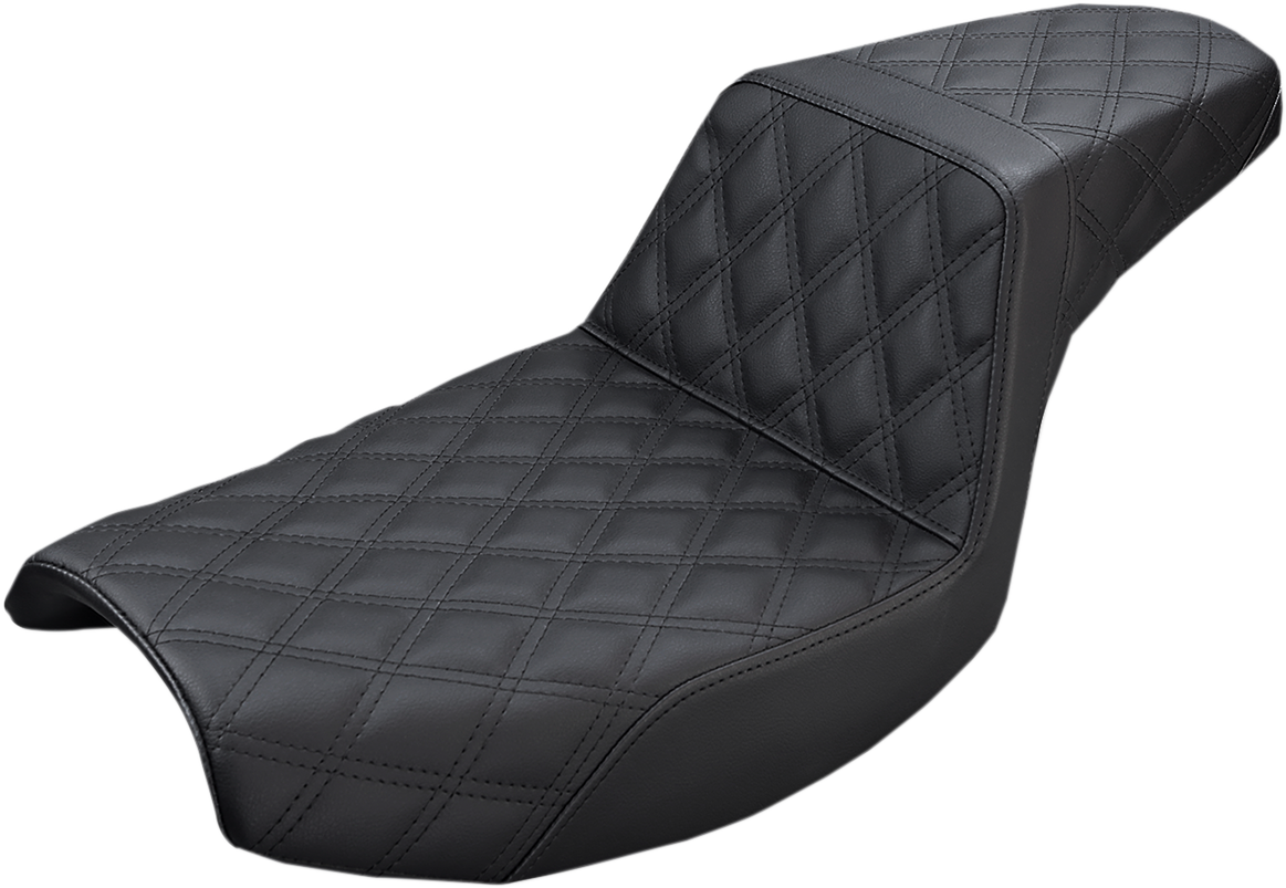 Saddlemen Black Step-Up Gel Seat fits 1982-2000 Harley Low Rider FXR FXRS FXRC