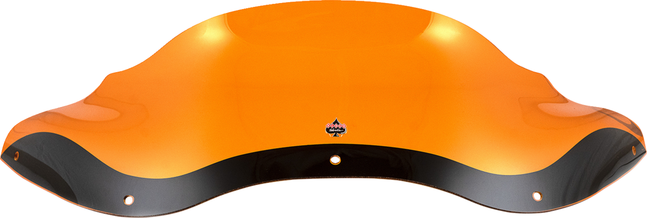 Klock Werks Flare 8" Orange Fairing Windshield for 1998-2013 Harley Road Glide