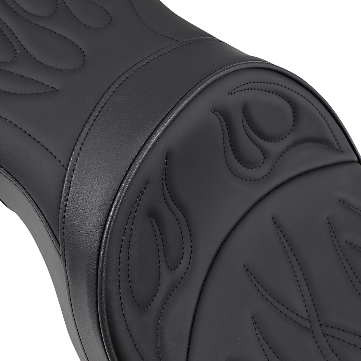 Drag Specialties Low Profile Flame Stitch Seat fits 2004-2022 Harley Sportster