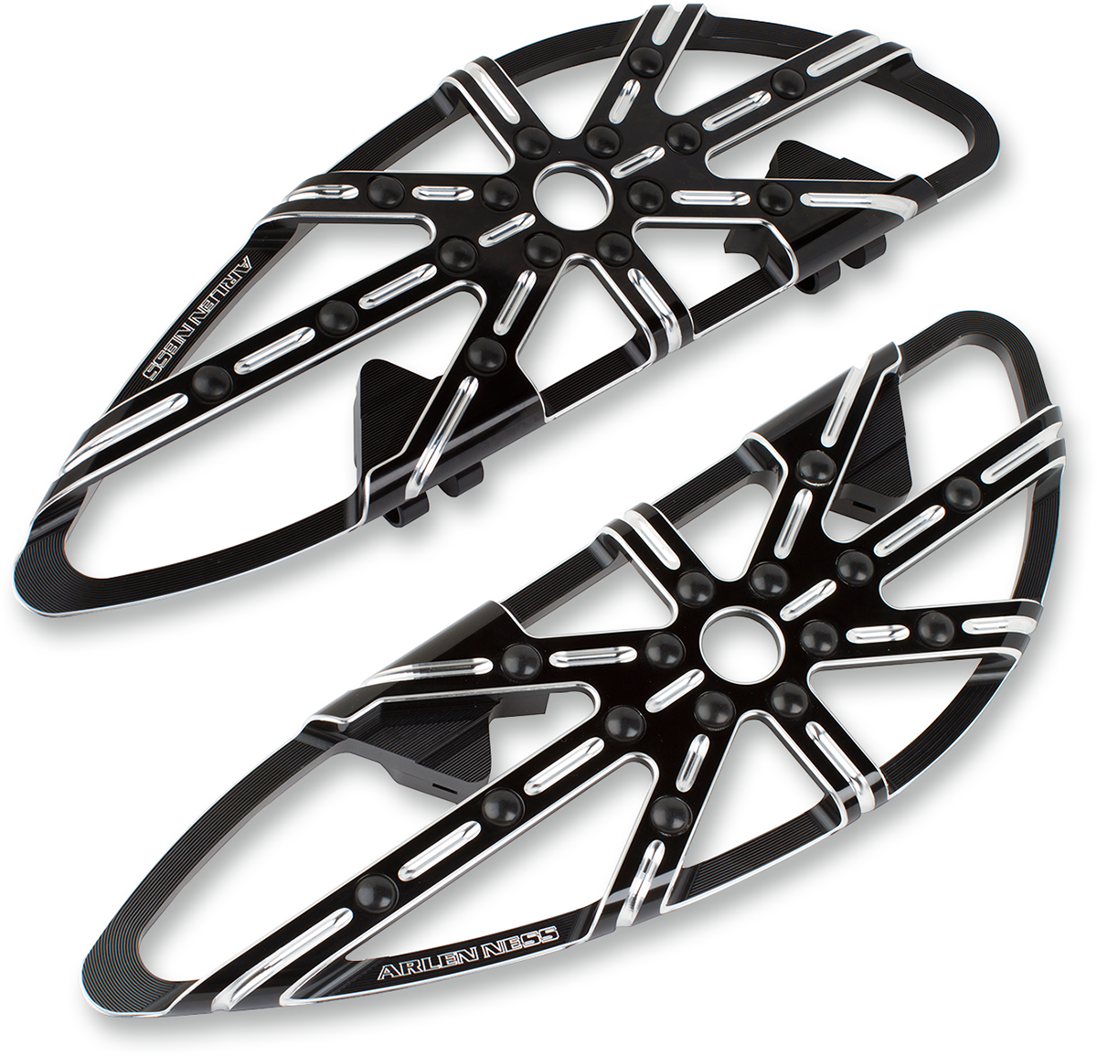 Arlen Ness 10 Gauge Driver Floorboards for 1980-2024 Harley Softail Touring FLHX
