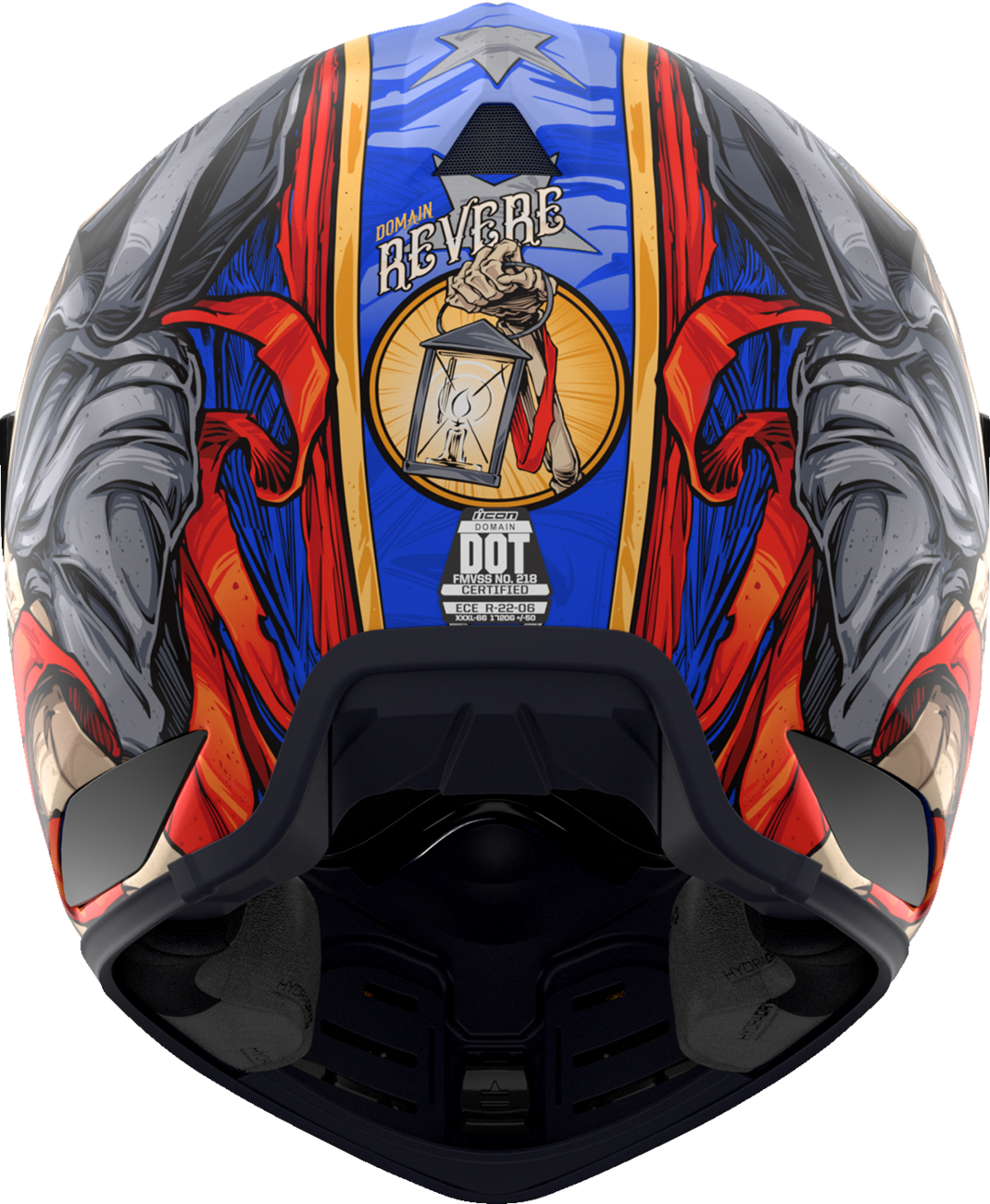 Icon Domain Revere Glory Unisex Adult Motorcycle Street Race Full Face Helmet