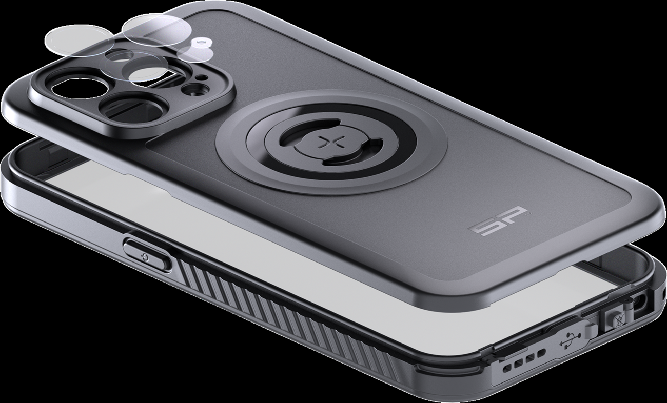 SP Connect SPC+ Xtreme Phone Case for iPhone 15 Pro Max for Motorcycle ATV UTV