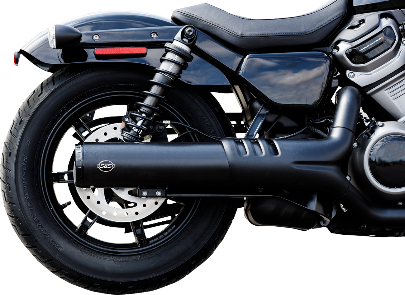 S&S 4-1/2" Grand National Slip-On Muffler for 2022-2023 Harley Nightster RH975