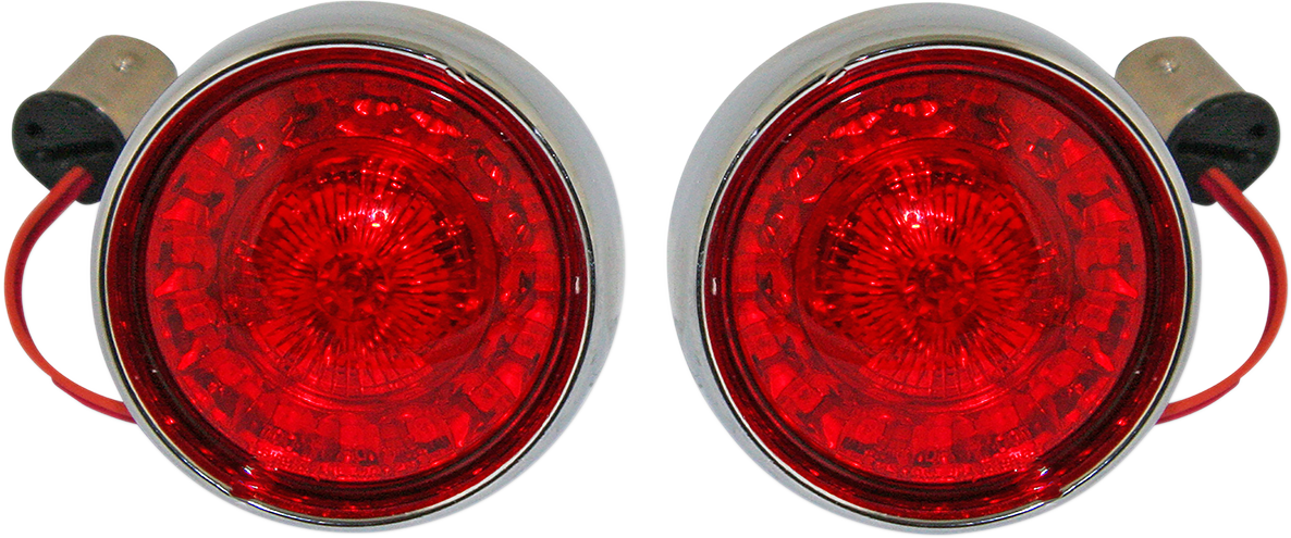 Custom Dynamics Probeam 1157 Red Rear LED Turn Signal Inserts 2007-2024 Harley