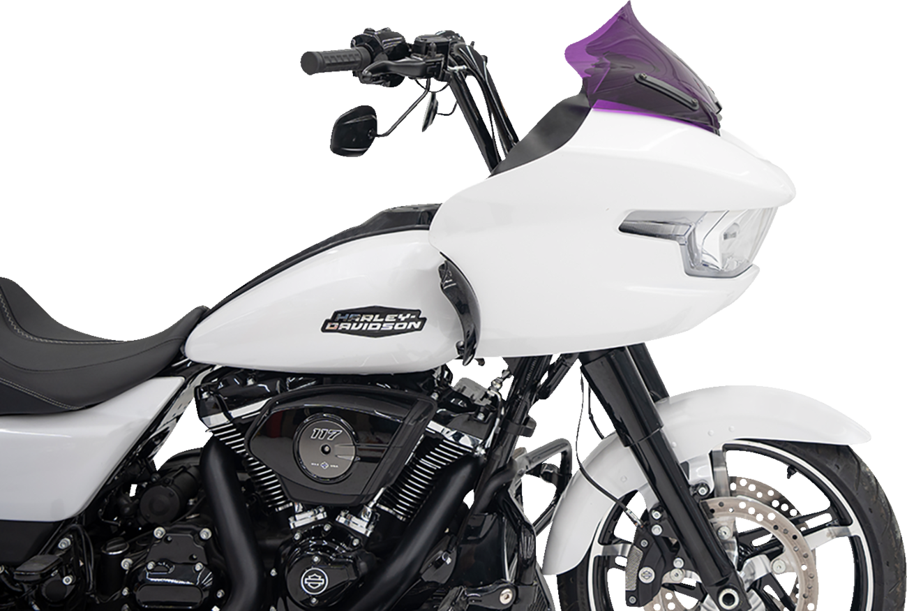 Klock Werks Kolor Flare 10" Purple Windshield fits 2023-2025 Harley Road Glide