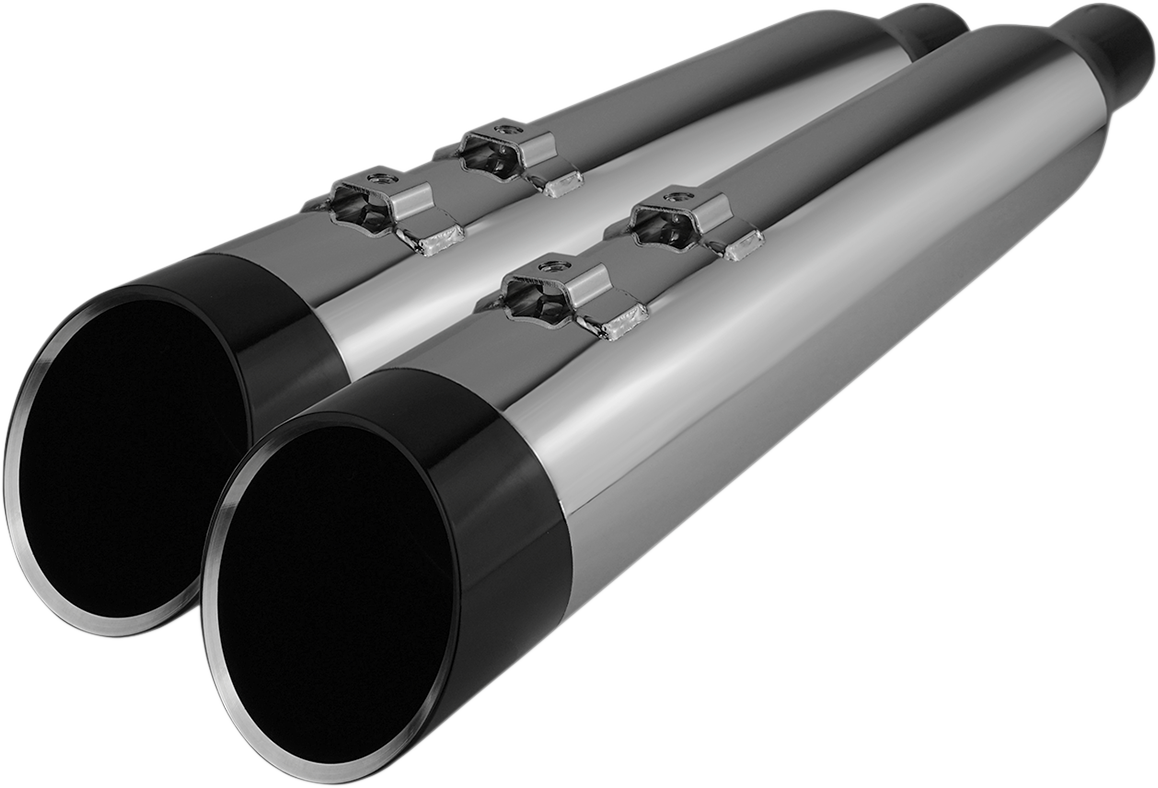 Khrome Werks HP-Plus Chrome Slip on Mufflers 1996-2016 Harley Touring FLHX FLHR