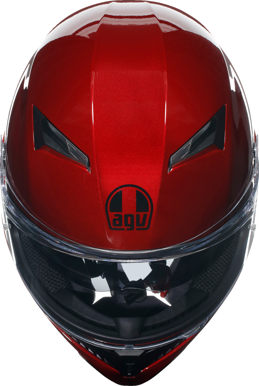 AGV K3 Mono Competizione Red Unisex Adult Motorcycle Street Full Face Helmet