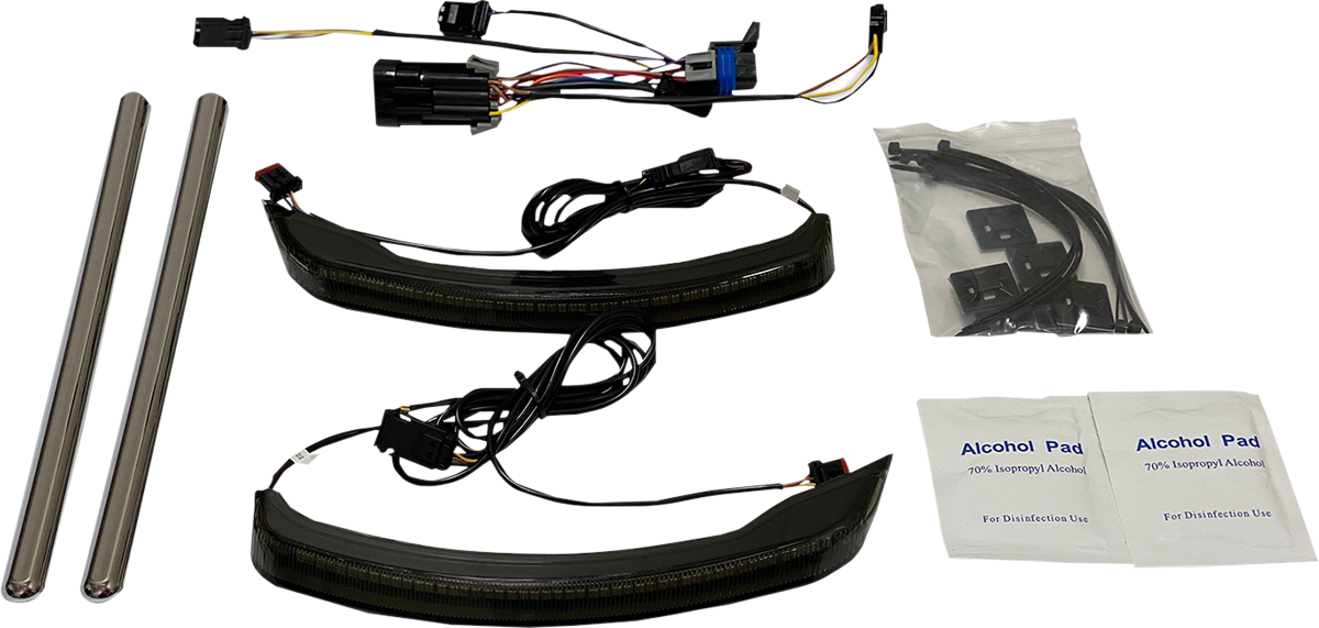 Custom Dynamics Smoke Low Profile Saddlebag Lights for 2015-24 Indian Chieftain