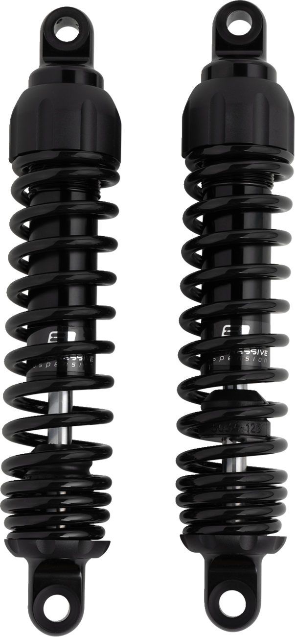 Progressive 444 series Black Rear 12.50" Shocks for 1991-2017 Harley Dyna FXDL
