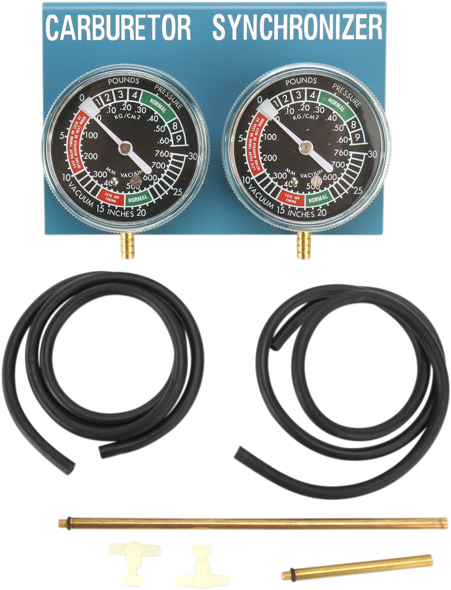 Parts Unlimited Vacuum Gauges 2 Carburetor Synchronizers Motorcycle Tool Kit